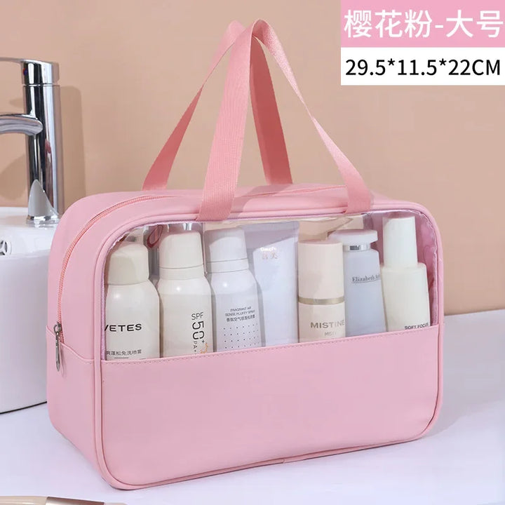 Mallette de Toilette Transparente Multifonction – Grande Capacité