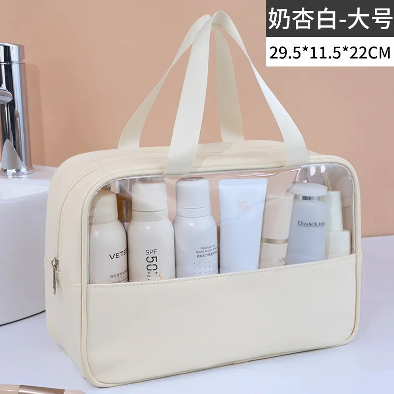Mallette de Toilette Transparente Multifonction – Grande Capacité