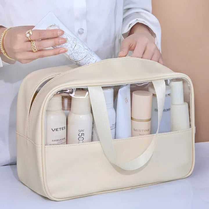 Mallette de Toilette Transparente Multifonction – Grande Capacité