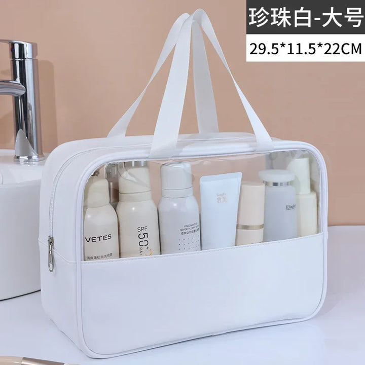 Mallette de Toilette Transparente Multifonction – Grande Capacité