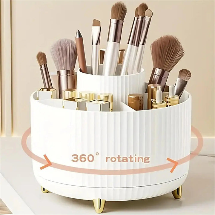 Organisateur de Maquillage Rotatif 360° – 5 Compartiments