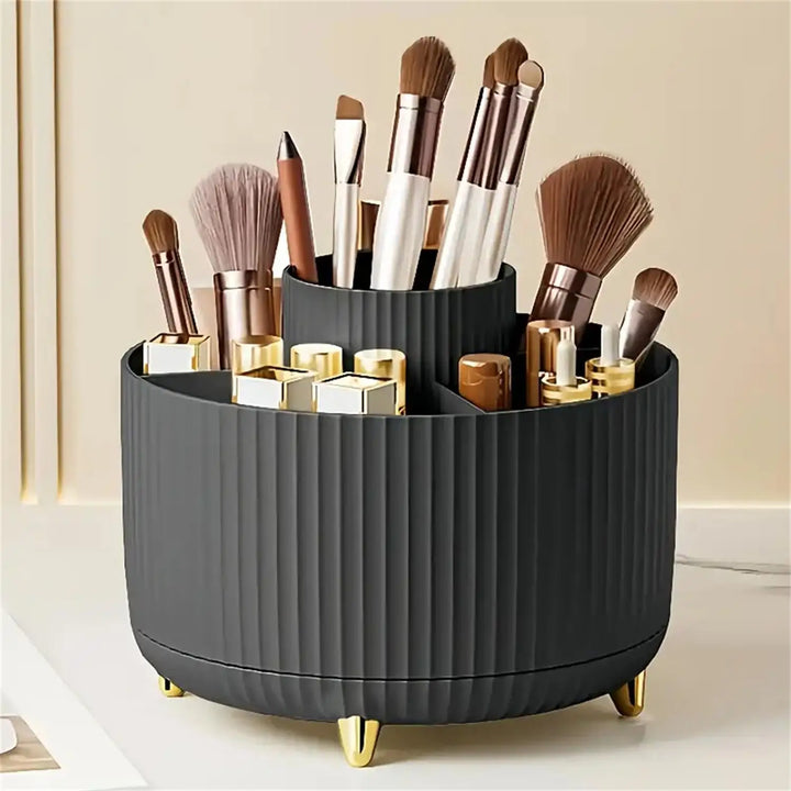 Organisateur de Maquillage Rotatif 360° – 5 Compartiments