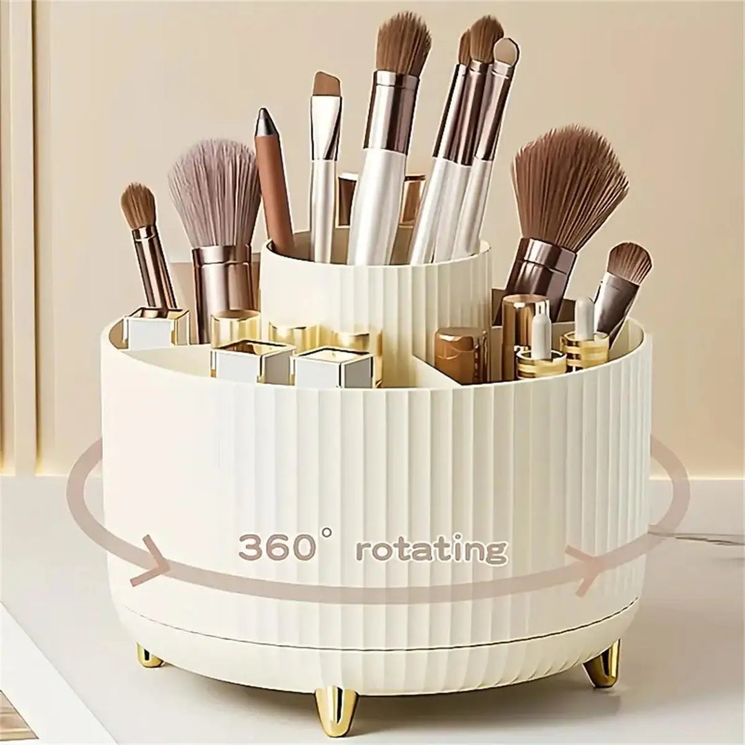 Organisateur de Maquillage Rotatif 360° – 5 Compartiments
