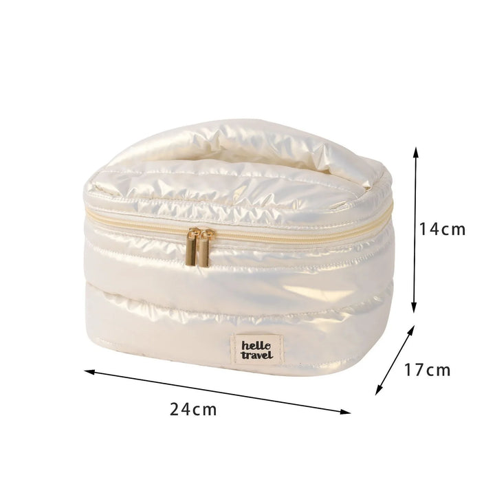 Large Capacity Travel Makeup Bag Fashion Portable Multifunctional Cosmetic Bag Waterproof Toiletry  Storage Organizer Bag