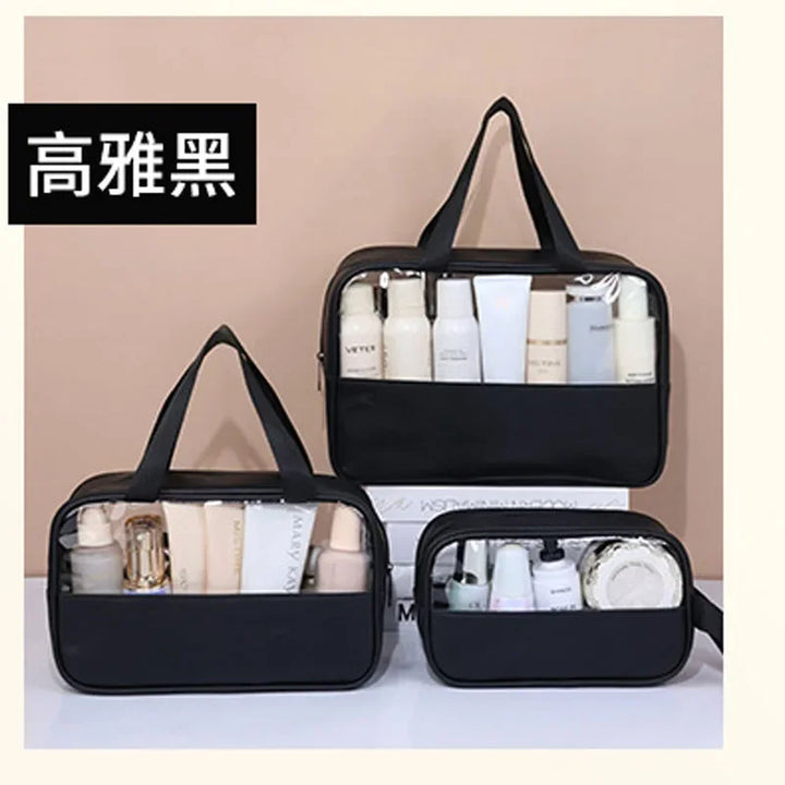 Portable Travel cosmetic bag Women Transparent Makeup Bag Large-Capacity Bath Wash Bags Multifunction Waterproof Storage Case