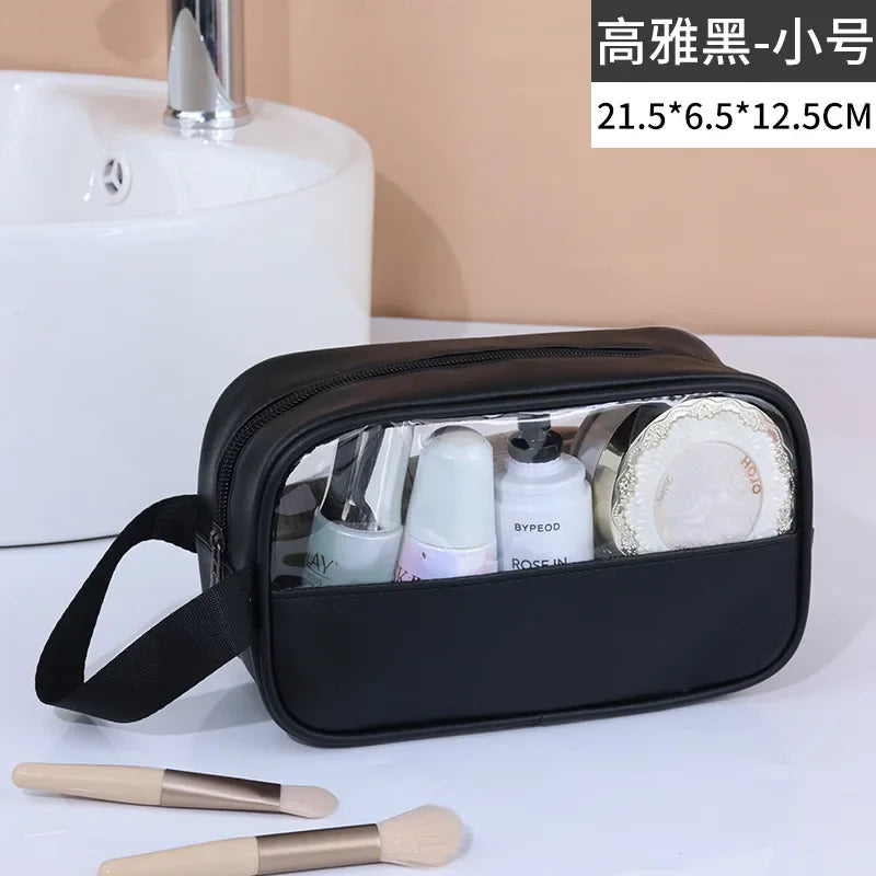 Portable Travel cosmetic bag Women Transparent Makeup Bag Large-Capacity Bath Wash Bags Multifunction Waterproof Storage Case