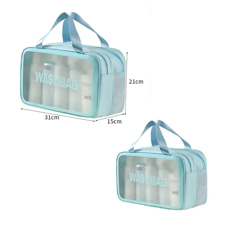 Wet-dry separation makeup bag portable toiletry bag travel essentials large capacity storage bag fitness swimming essentials