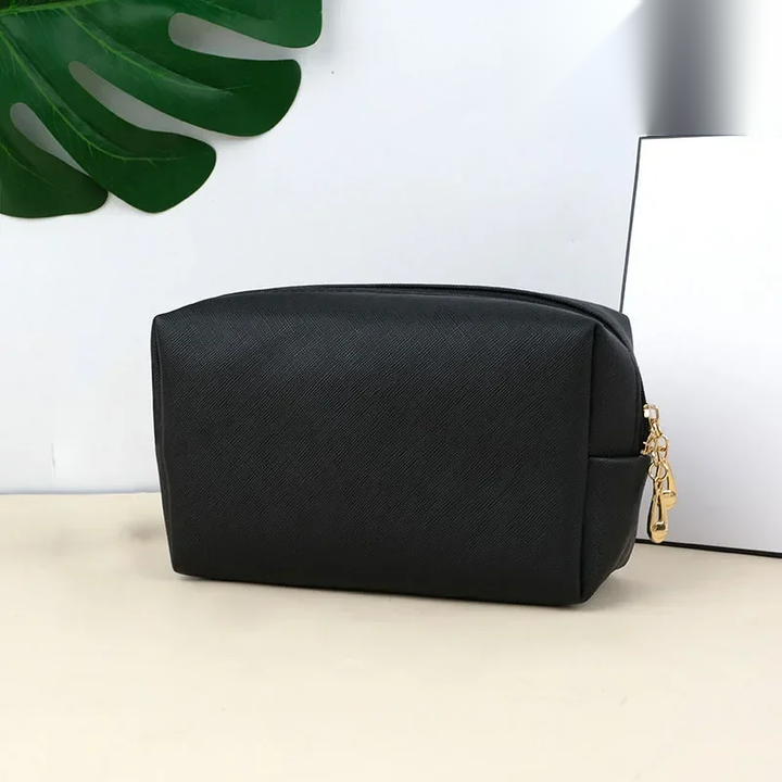Trousse de Maquillage en Cuir – Rangement Poudres et Cosmétiques