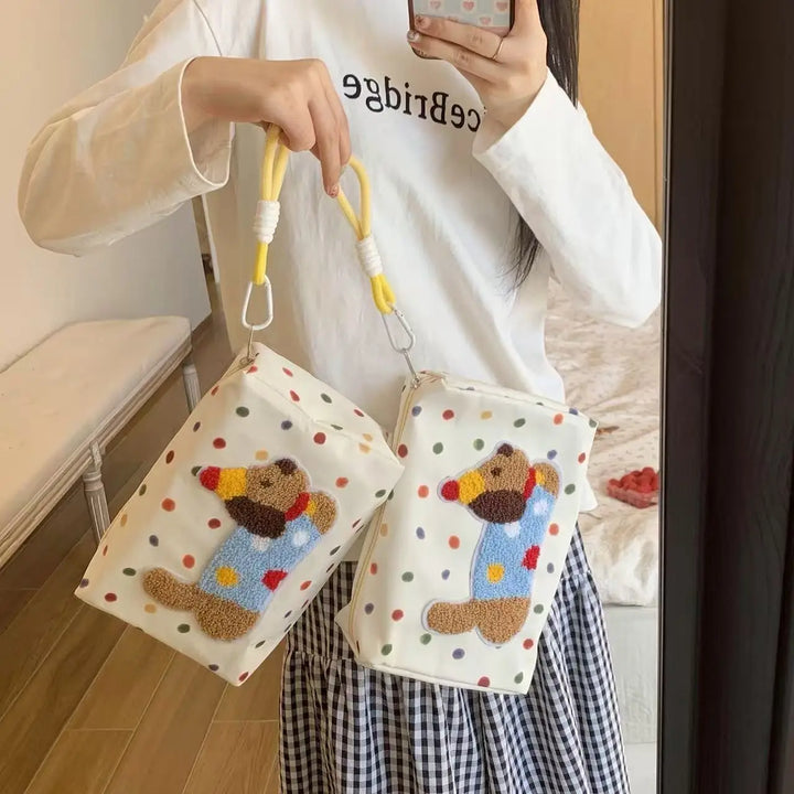 Trousse de Toilette Grande Capacité en Nylon – Format Voyage
