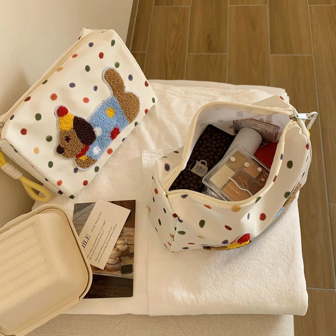 Trousse de Toilette Grande Capacité en Nylon – Format Voyage