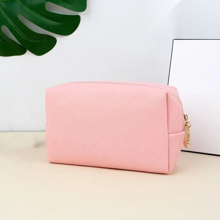 Trousse de Maquillage en Cuir – Rangement Poudres et Cosmétiques